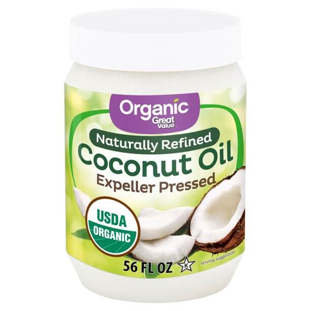 Naturally refined coconut oil